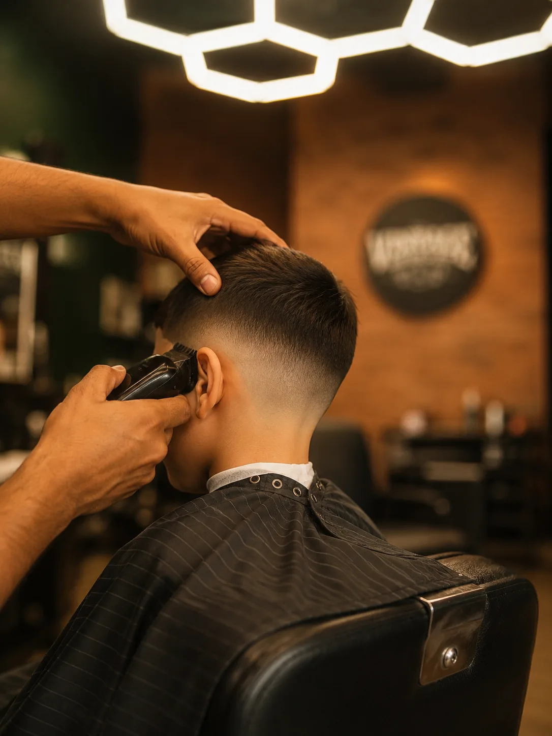 Skin fade haircut